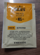Отзыв: Дрожжи пивные MANGROVE JACK'S Mead M05, — Нормально